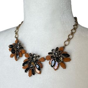 J. Crew Factory Flower Bib Necklace